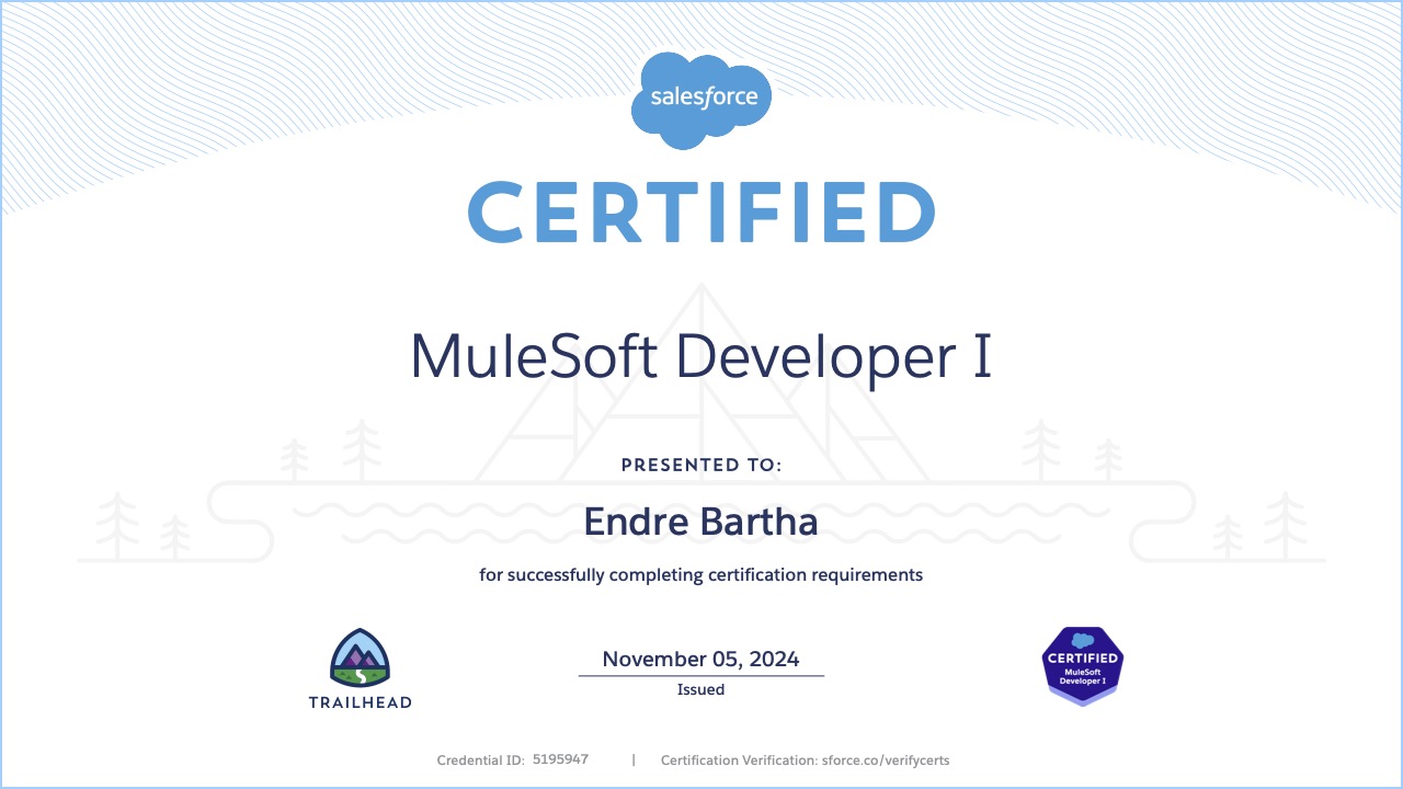 MuleSoft Developer I